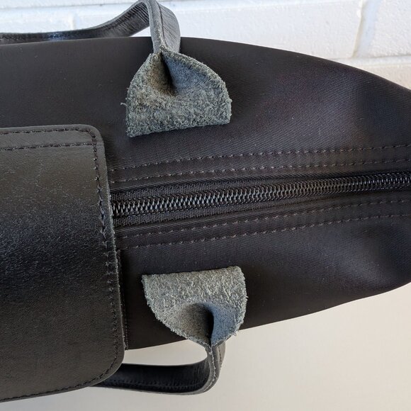 Longchamp Le Pliage Nylon Tote Bag Medium Black Shoulder - Picture 14 of 16